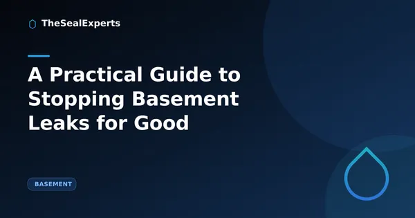 Basement waterproofing guide cover