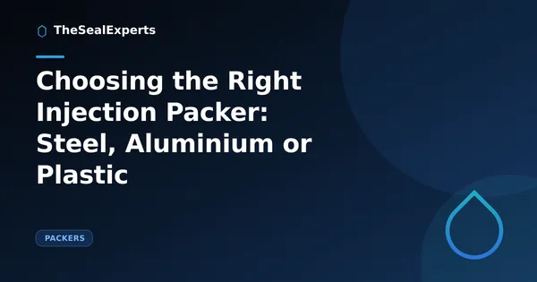 Choosing the right injection packer cover