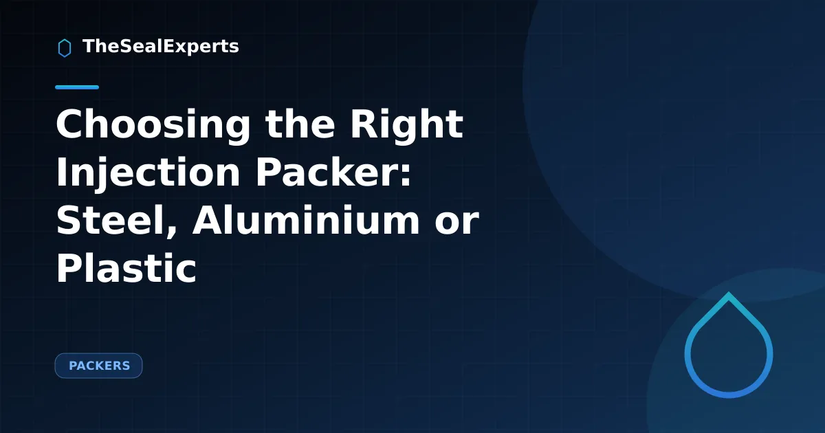 Choosing the right injection packer cover