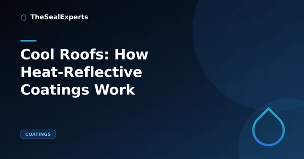 Heat-reflective roof coatings cover