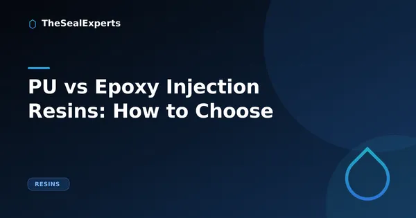 PU vs epoxy injection resins cover