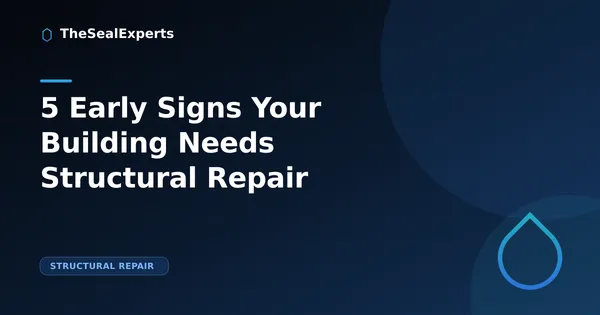 Signs your building needs structural repair cover