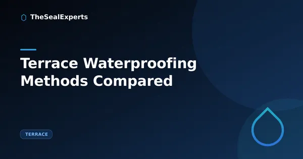 Terrace waterproofing methods compared cover